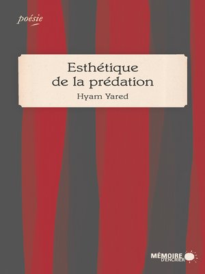 cover image of Esthétique de la prédation